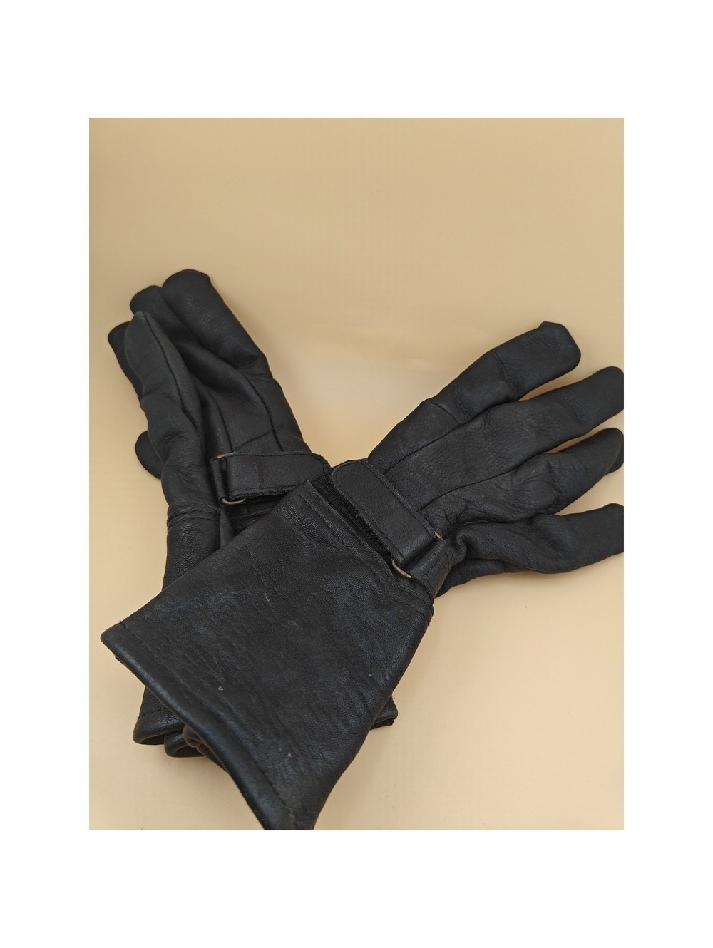 Deer Leather Gloves Thinsulate Insulated Women's XS Black Winter Warm